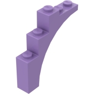 Lego kostka (kostička) 1x5x4 oblouk, levandulová střední (4651896)